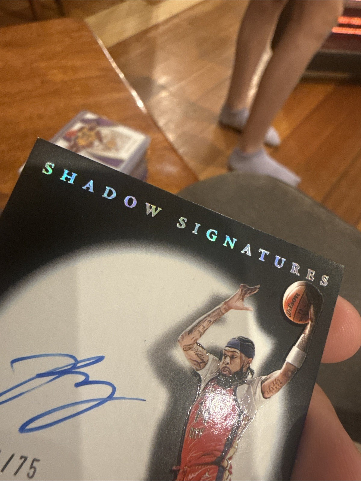Brandon Ingram Pelicans 2024 25 Panini Noir Shadow Signatures On Card Auto /753