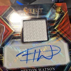 Panini Select Prizm Rookie Auto Patch Peyton Watson Denver Nuggets RJA PYW2