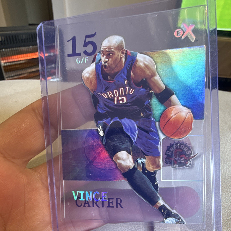 Fleer EX 2003 04 Vince Carter Insert Toronto Raptors Basketball Card #150