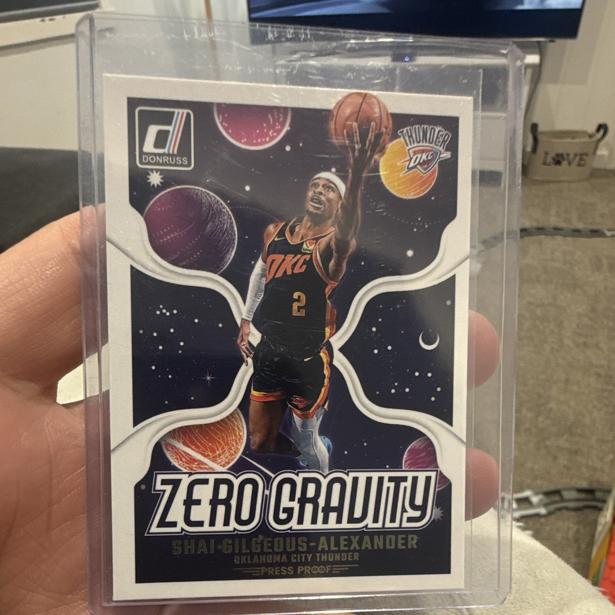 Panini 2024 25 Donruss Zero Gravity Press Proof #2 Shai Gilgeous Alexander0