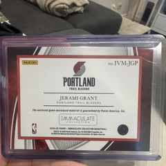Panini Immaculate 2024 25 Jerami Grant Patch IVM JGP Portland 01/152