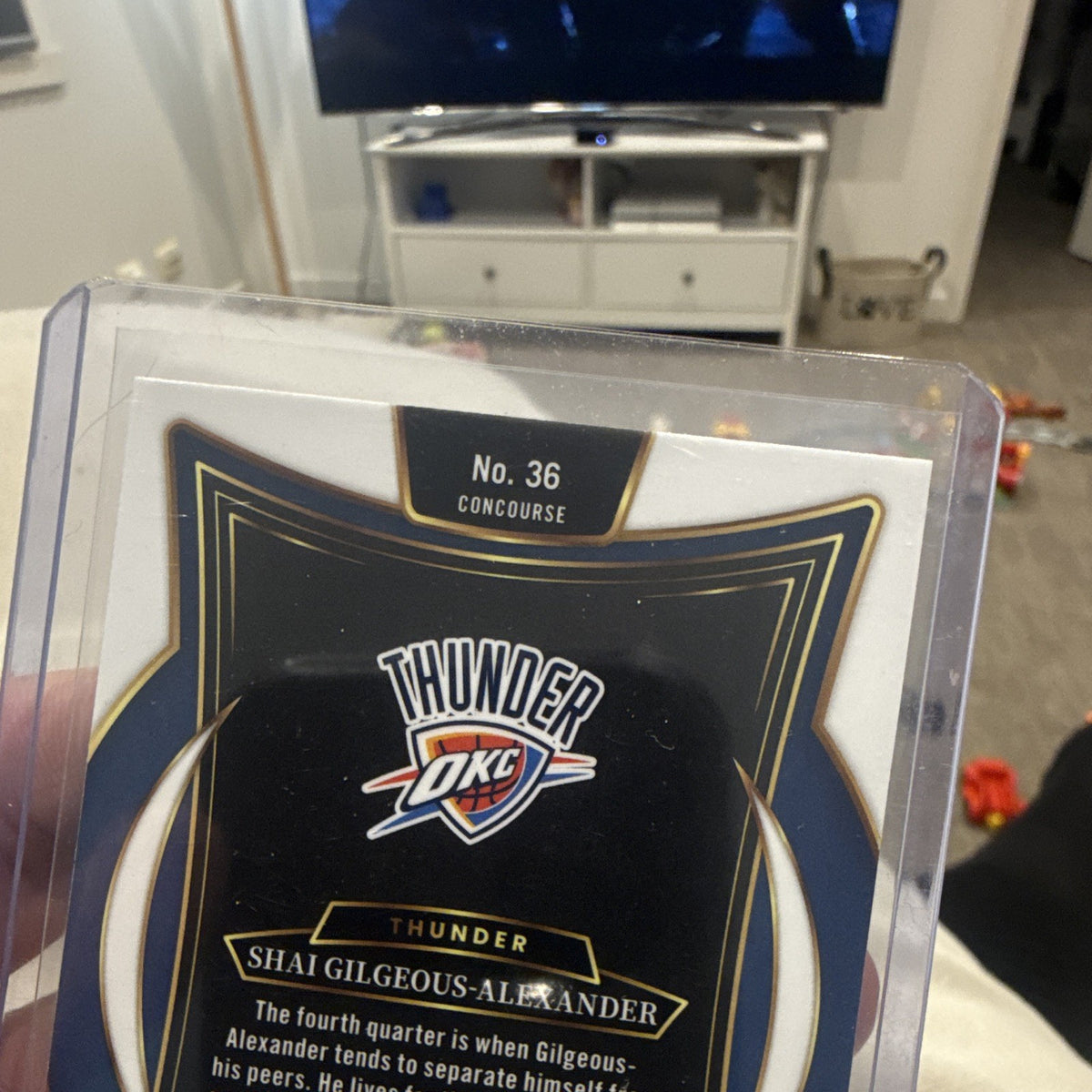 Panini Select 2024 25 Shai Gilgeous Alexander Concourse No. 36 OKC2