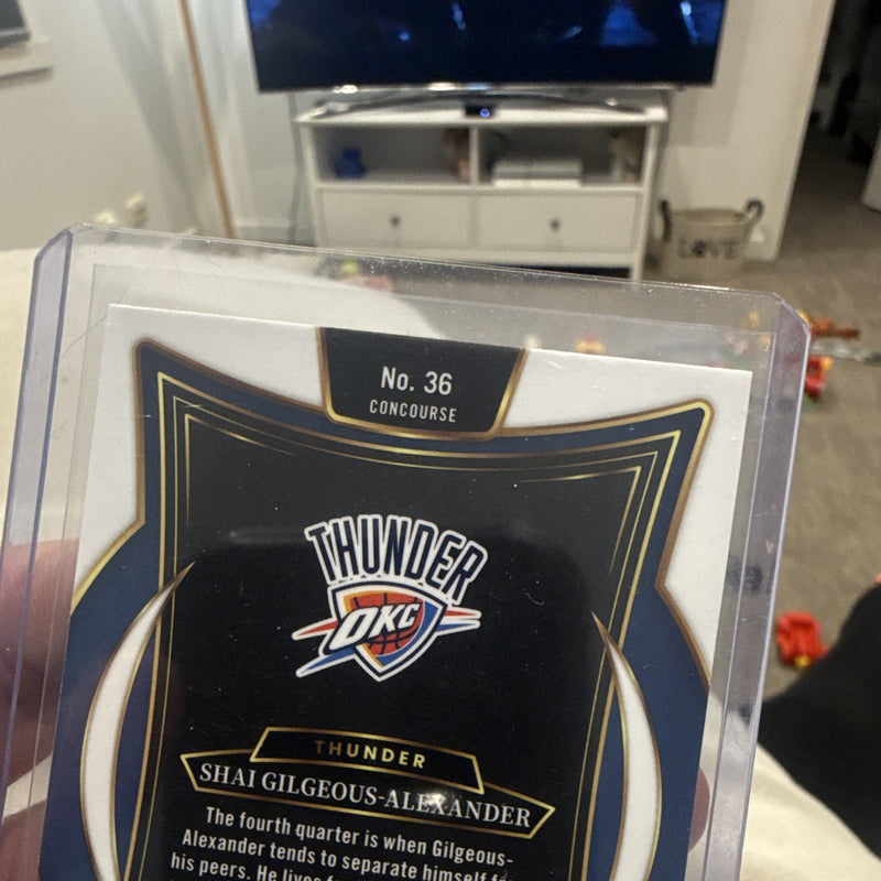 Panini Select 2024 25 Shai Gilgeous Alexander Concourse No. 36 OKC2