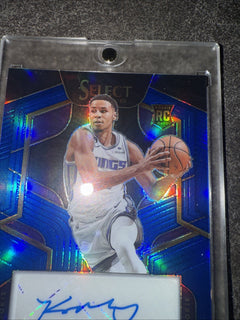 2022 23 Select Keegan Murray Rookie Signatures Auto Blue/492