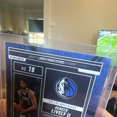 Panini Mosaic 2024 25 Jam Masters Prizm No.18 Dereck Lively II Mavericks2