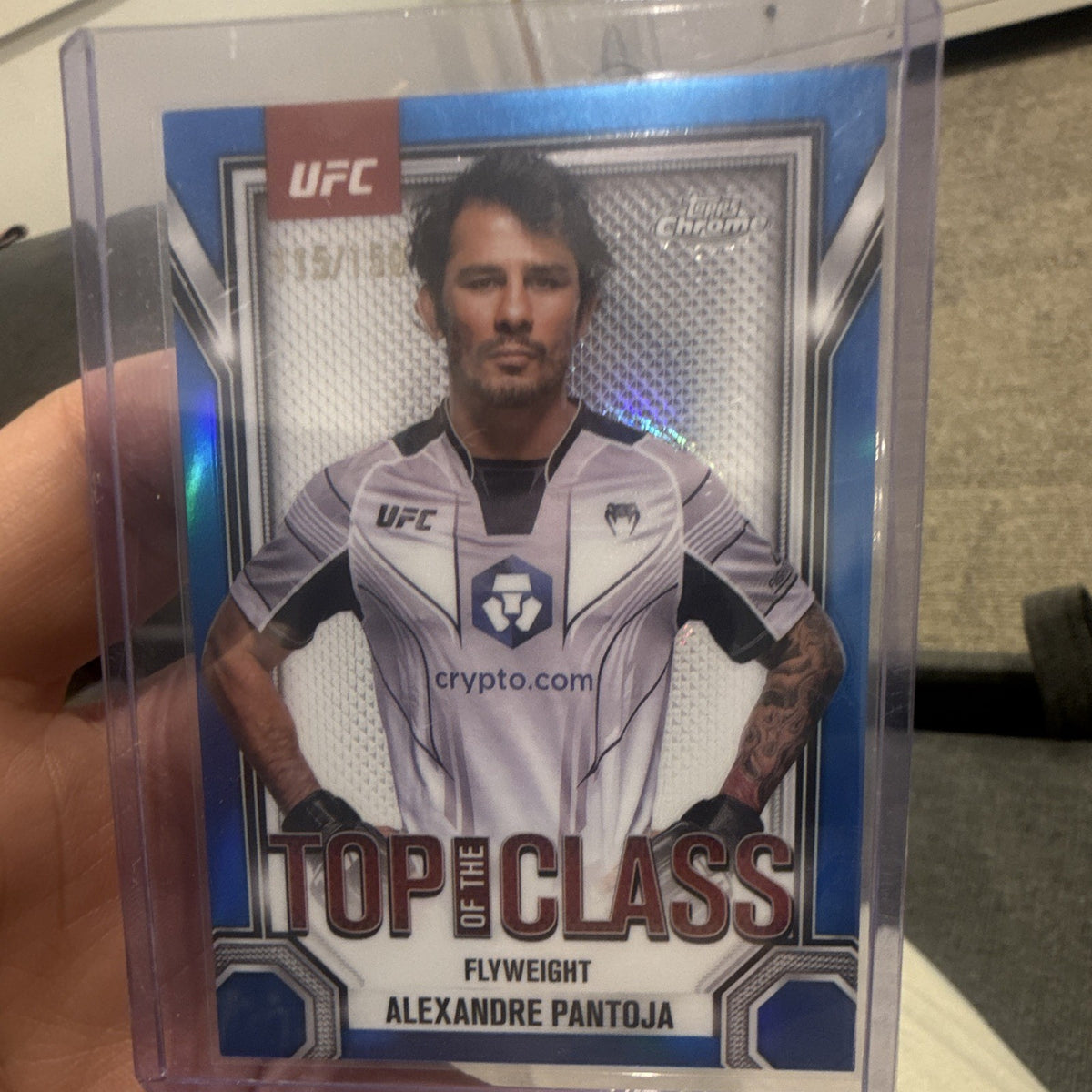 Topps 2025 Topps Chrome UFC Top of the Class Alexandre Pantoja Blue 115/1500