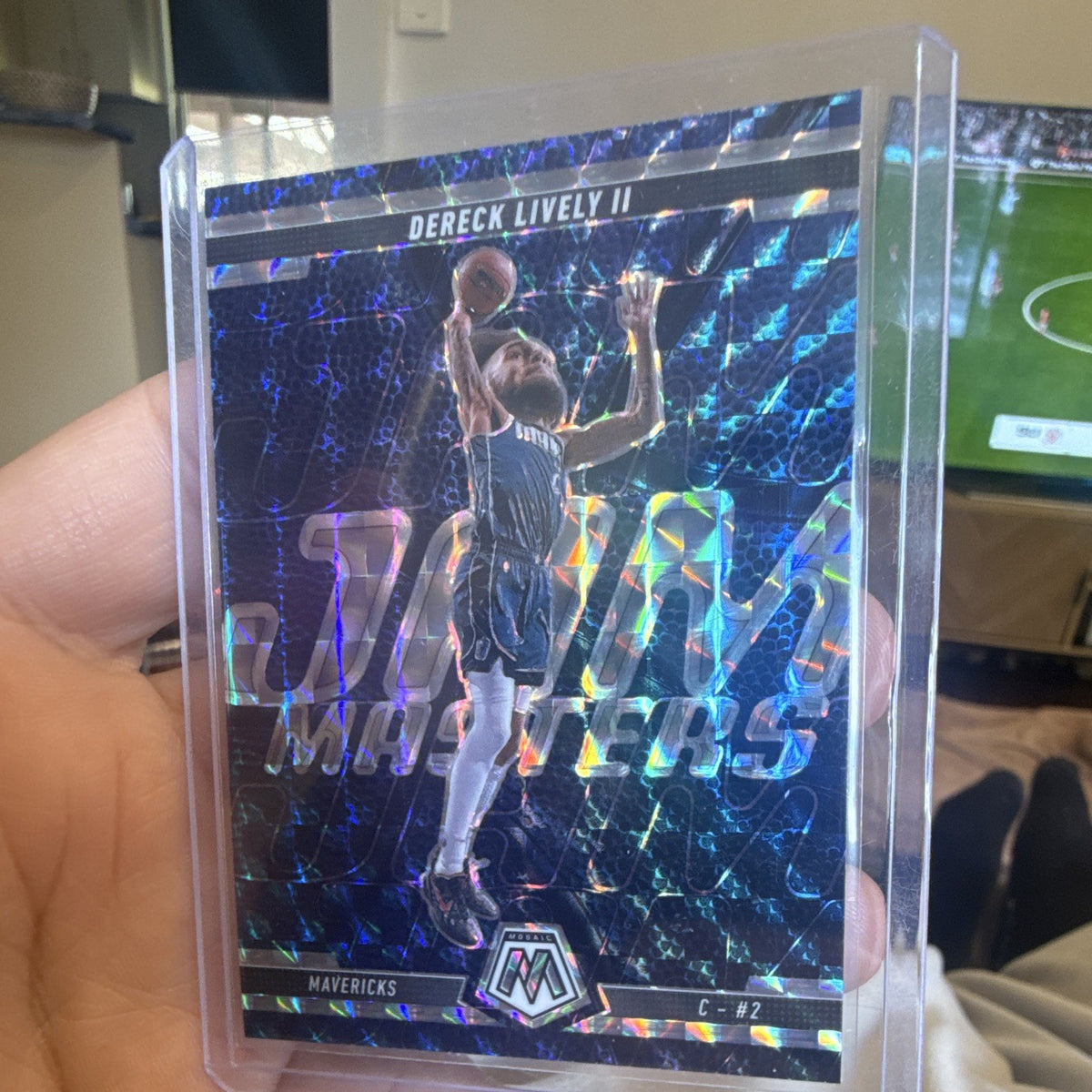 Panini Mosaic 2024 25 Jam Masters Prizm No.18 Dereck Lively II Mavericks0
