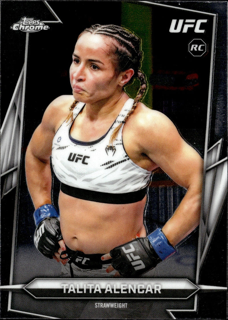 Talita Alencar Base Topps Chrome UFC 124 NM0
