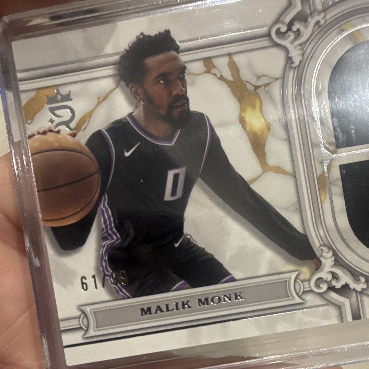 Topps 2023 24 Royalty Collection Malik Monk Regalia Relics RR MM0 61/992