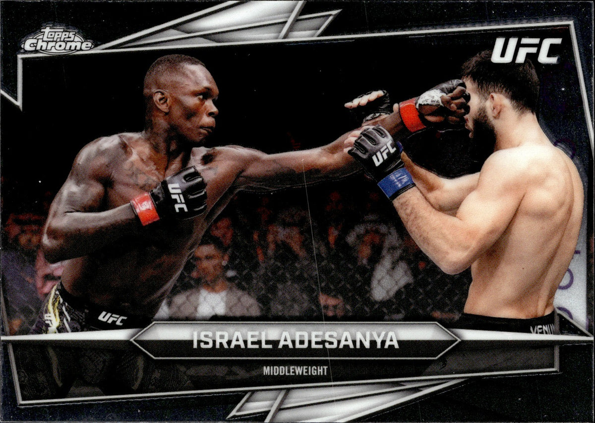 Israel Adesanya Base 197 Topps Chrome NM0