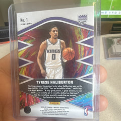 Tyrese Haliburton Introductions 2020 21 Panini Mosaic   Prizm No. 11