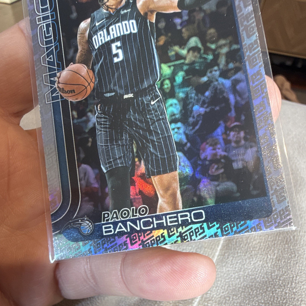 Topps Paolo Banchero Parallel Flagship 2024 25 Orlando Magic #872