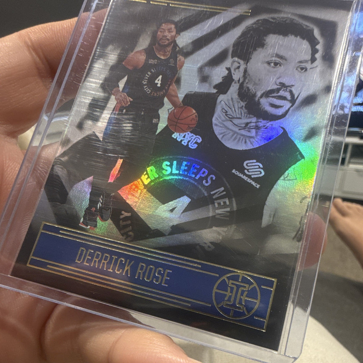 Panini Illusions Derrick Rose Insert New York Knicks #138 2020 21 NBA3
