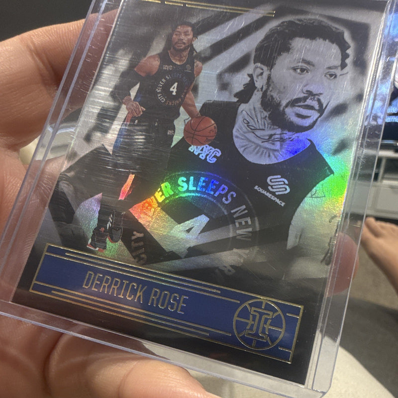 Panini Illusions Derrick Rose Insert New York Knicks #138 2020 21 NBA3