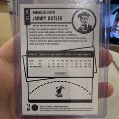 Panini 2021 22 NBA Hoops Jimmy Butler Green Parallel #10 Miami Heat1