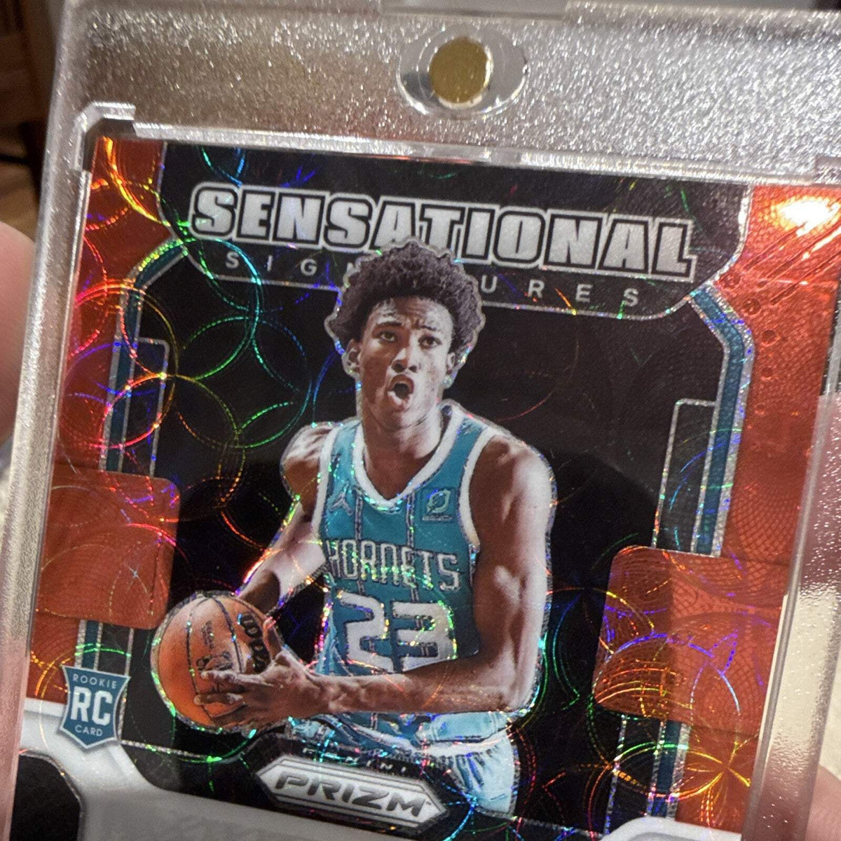 Panini Prizm 2021 22 Kai Jones Rookie Auto Sensational Signatures SS KAI3