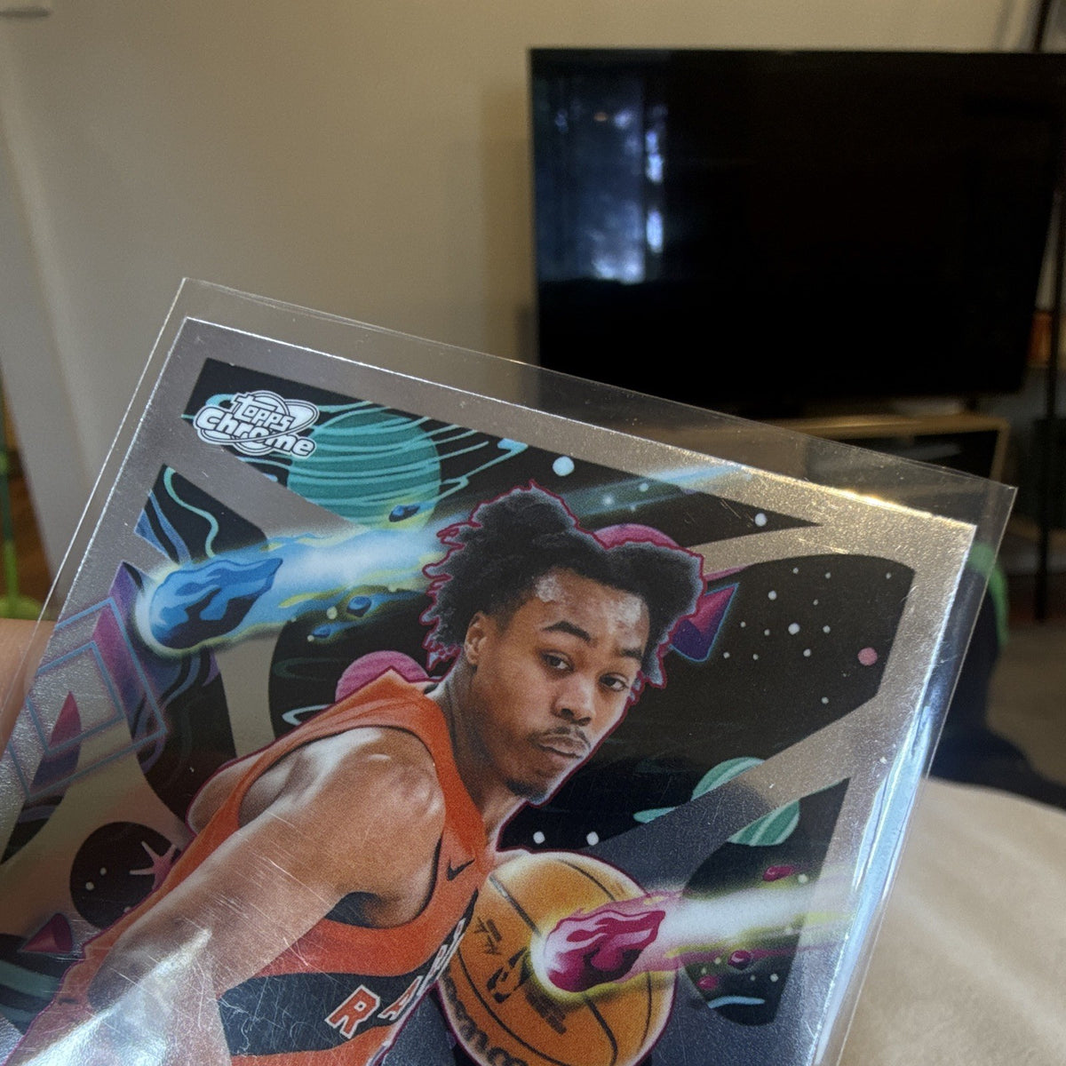 Scottie Barnes Insert Topps Chrome Toronto Raptors 179 2024 252