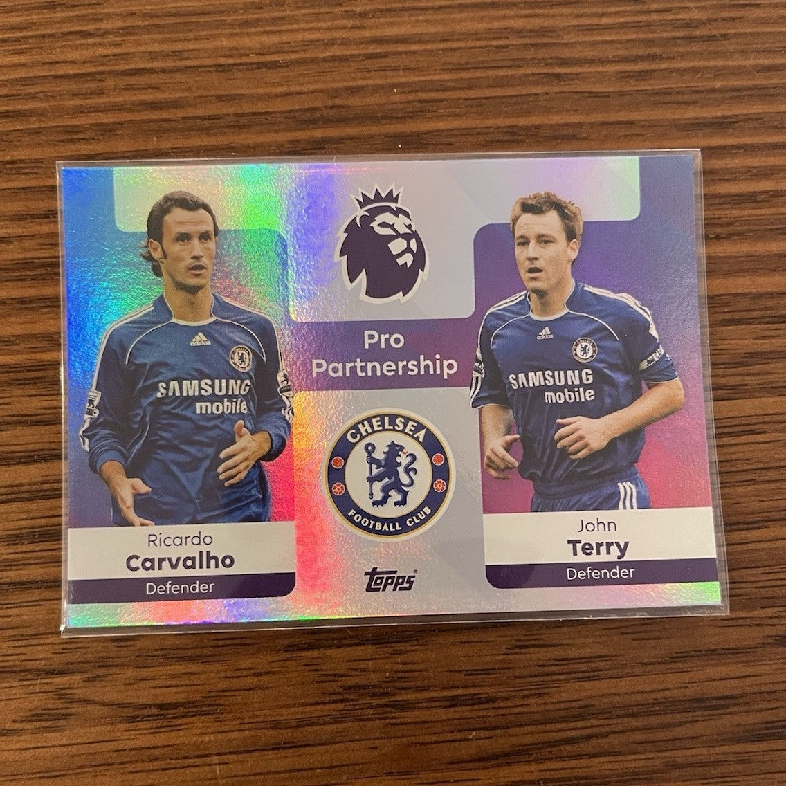 Topps Pro Partnership Insert Premier League Chelsea Carvalho & Terry 366 2025/260