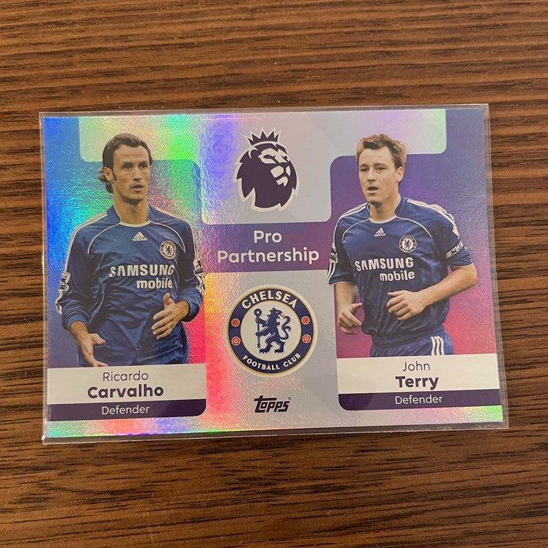 Topps Pro Partnership Insert Premier League Chelsea Carvalho & Terry 366 2025/260