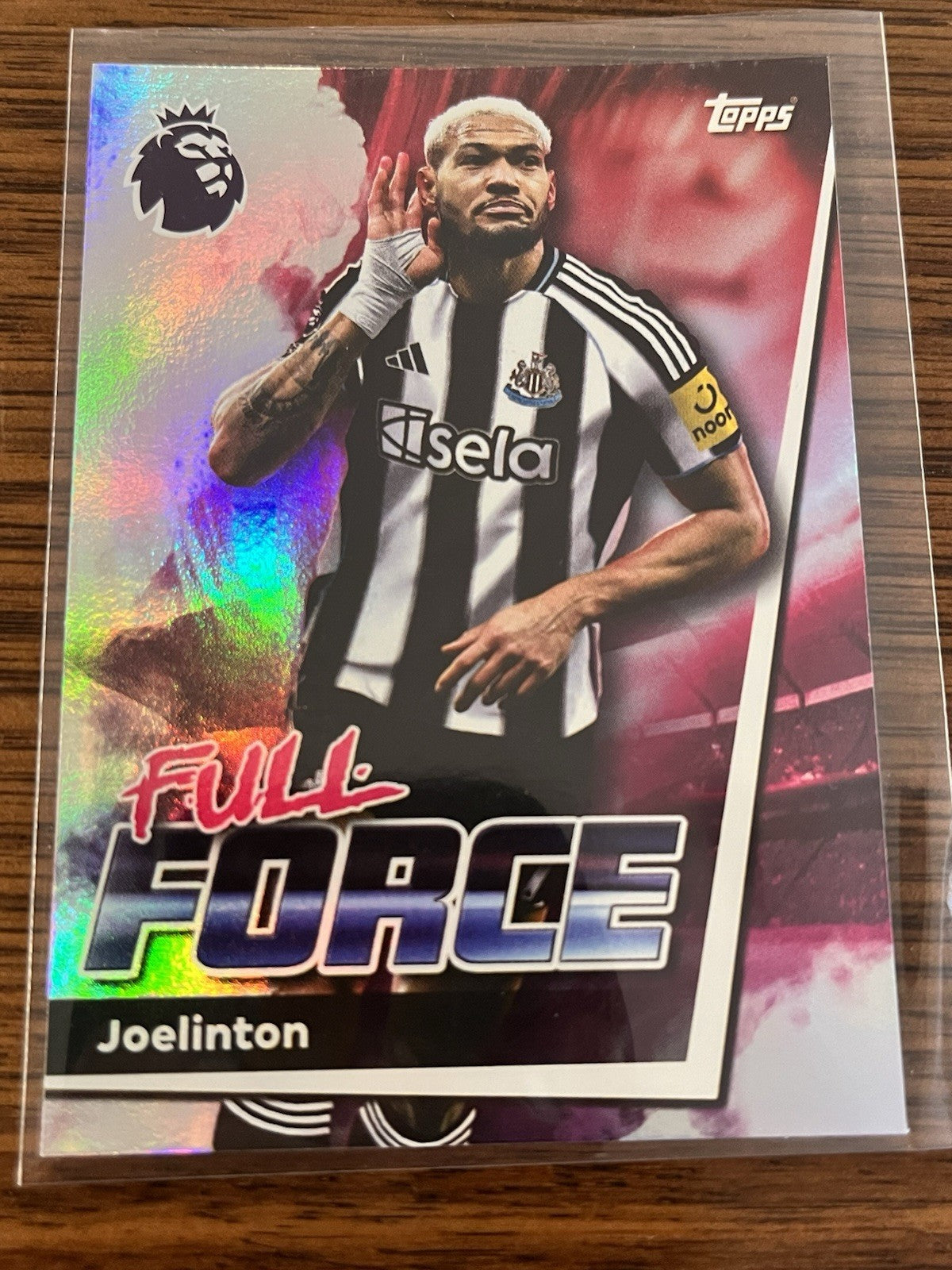 Joelinton Full Force Foil Topps Premier League 2025/26 Newcastle United 2331