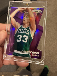 Panini Prizm 2014 15 Larry Bird Purple Prizm #232 Celtics 070/1394
