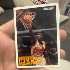 Fleer 1993 94 Base Set #7 Dominique Wilkins Atlanta Hawks NBA Basketball Card0