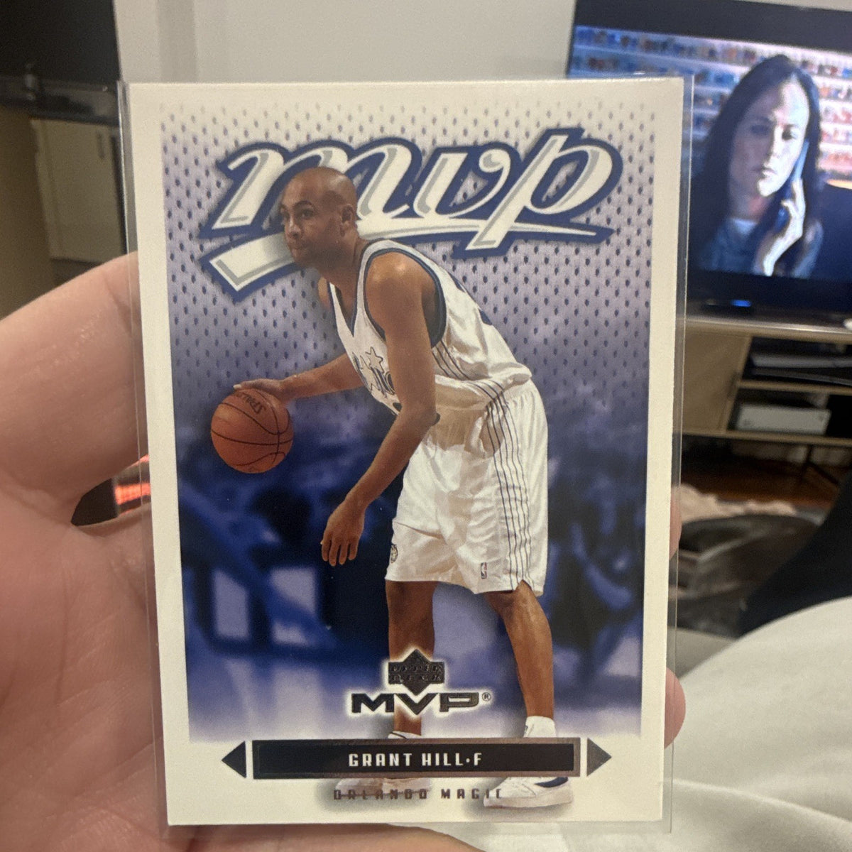 Upper Deck MVP 2003 Grant Hill Base Set #129 Orlando Magic NBA Trading Card0