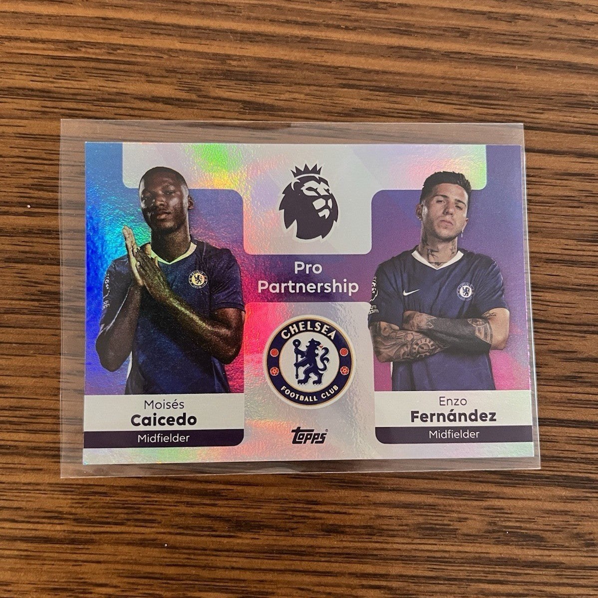 Moisés Caicedo Enzo Fernández Pro Partnership Topps Premier League Chelsea 3670