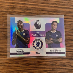 Moisés Caicedo Enzo Fernández Pro Partnership Topps Premier League Chelsea 3670