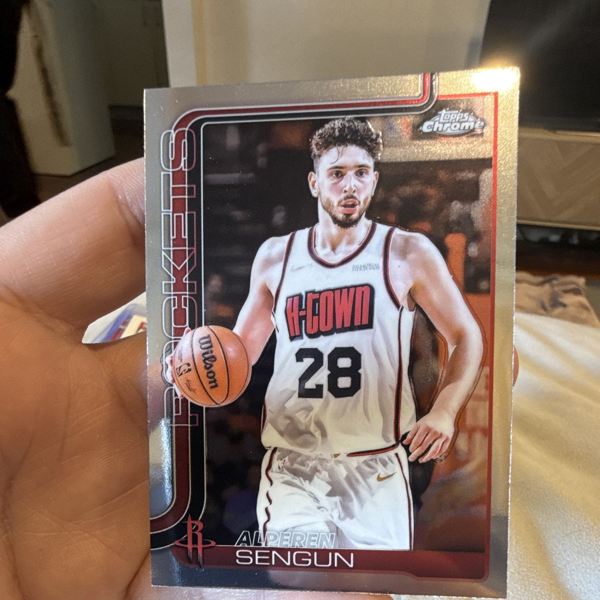 Topps Alperen Sengun Topps Chrome Houston Rockets 2024 25 #980