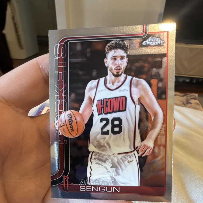 Topps Alperen Sengun Topps Chrome Houston Rockets 2024 25 #980