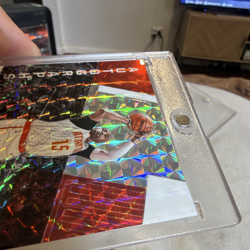 Panini Mosaic 2019 20 Vince Carter Auto Prizm AM VCT Atlanta Hawks4