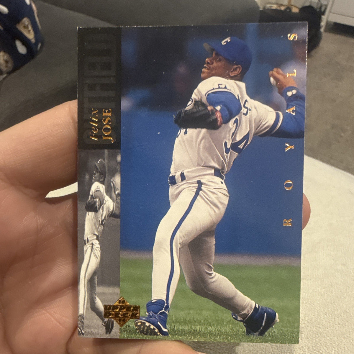 Upper Deck 1994 Felix Jose #226 Kansas City Royals MLB Baseball Card0