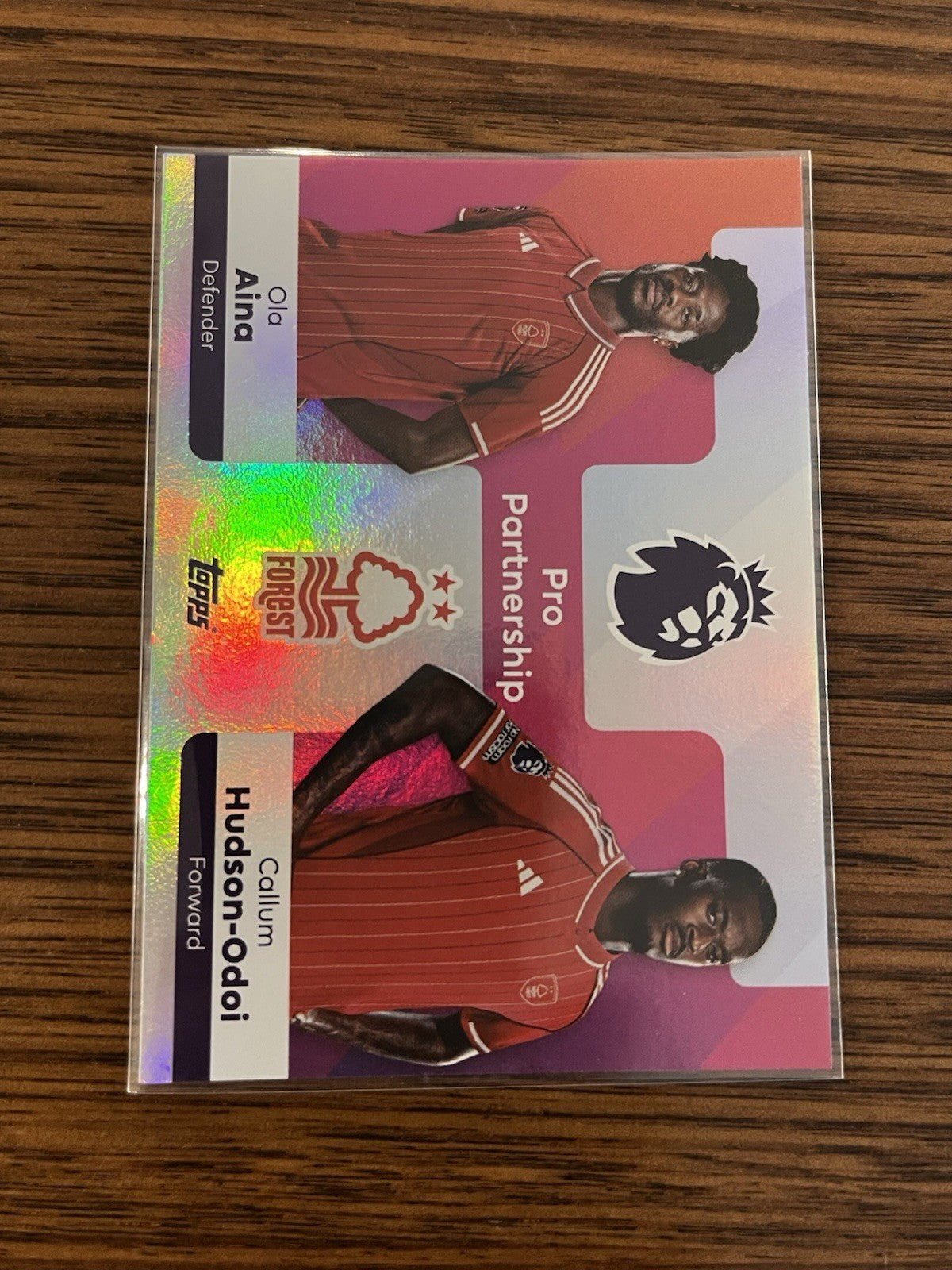Topps Pro Partnership Insert Ola Aina/Hudson Odoi Nottingham Forest #3751