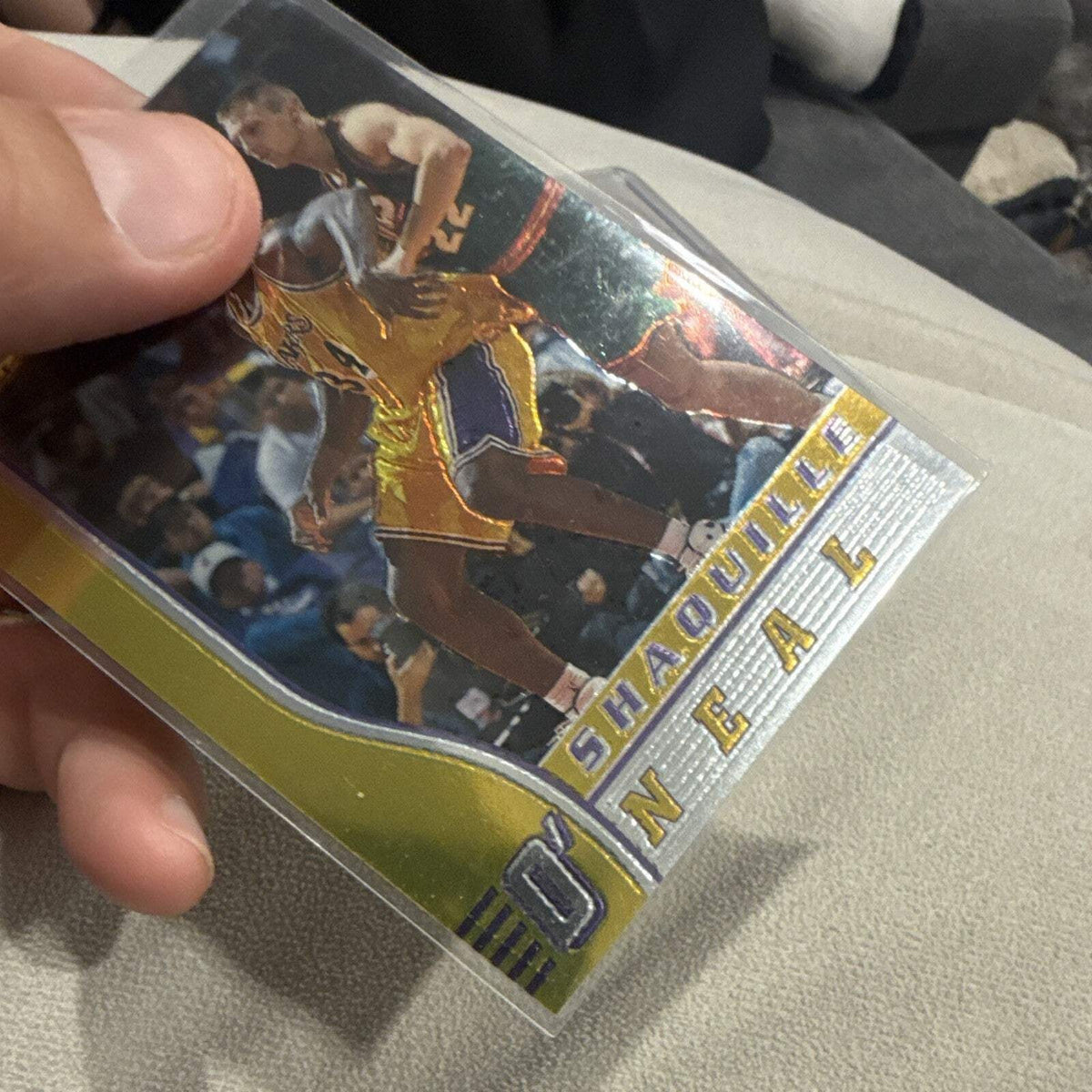 1997 Topps Bowman's Best Base Shaquille O'Neal Los Angeles Lakers #702