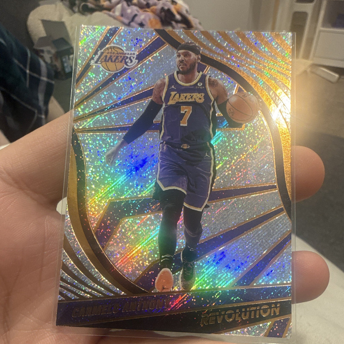 Panini Revolution Basketball 2021 22 Carmelo Anthony LA Lakers #87 Parallel0