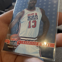 SkyBox Magic On 1994 USA Basketball Shaquille O'Neal #72 Insert Card3