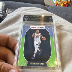 2020-21 Panini Hoops Desmond Bane Rookie Neon Green #246 TCG 90
