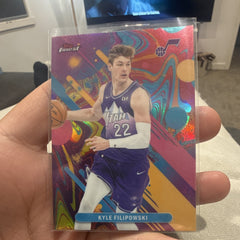 Topps 2026 Finest Kyle Filipowski Hologram Utah Jazz 72 NBA Card0