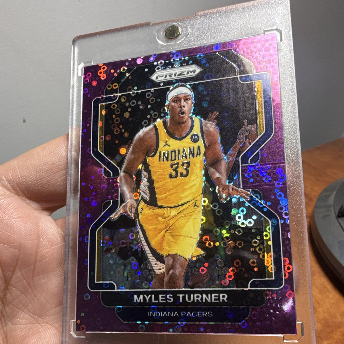 Panini 2021-22 Prizm Myles Turner Indiana Pacers #175 Serial Numbered 71/750