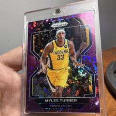 Panini 2021-22 Prizm Myles Turner Indiana Pacers #175 Serial Numbered 71/750