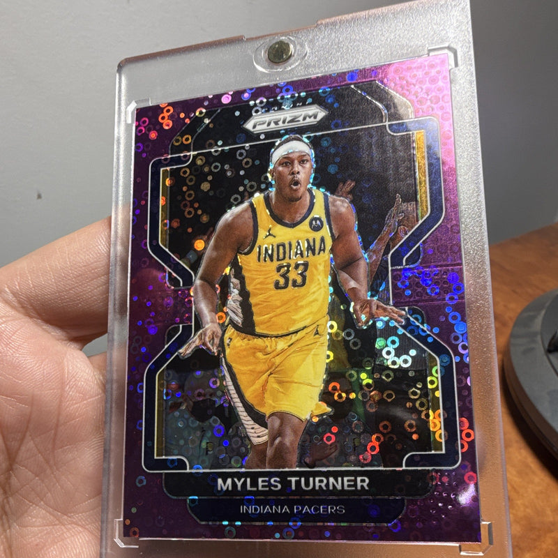 Panini 2021-22 Prizm Myles Turner Indiana Pacers #175 Serial Numbered 71/750