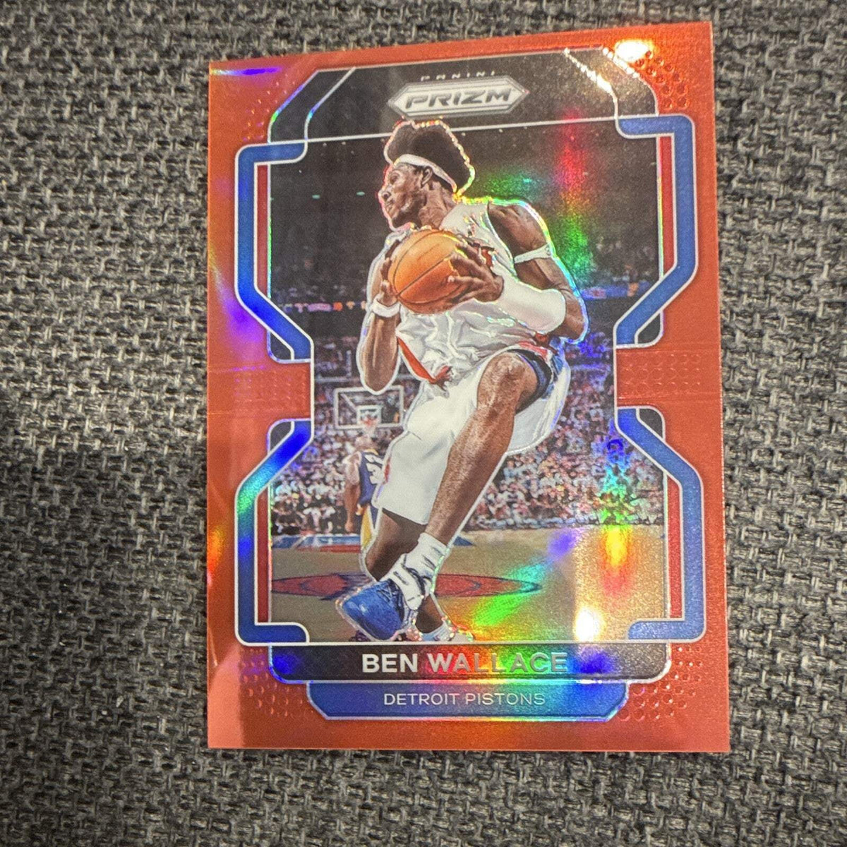 Panini Prizm 2021 22 Pistons Ben & Rasheed Wallace 2 Card Lot Serial /2991