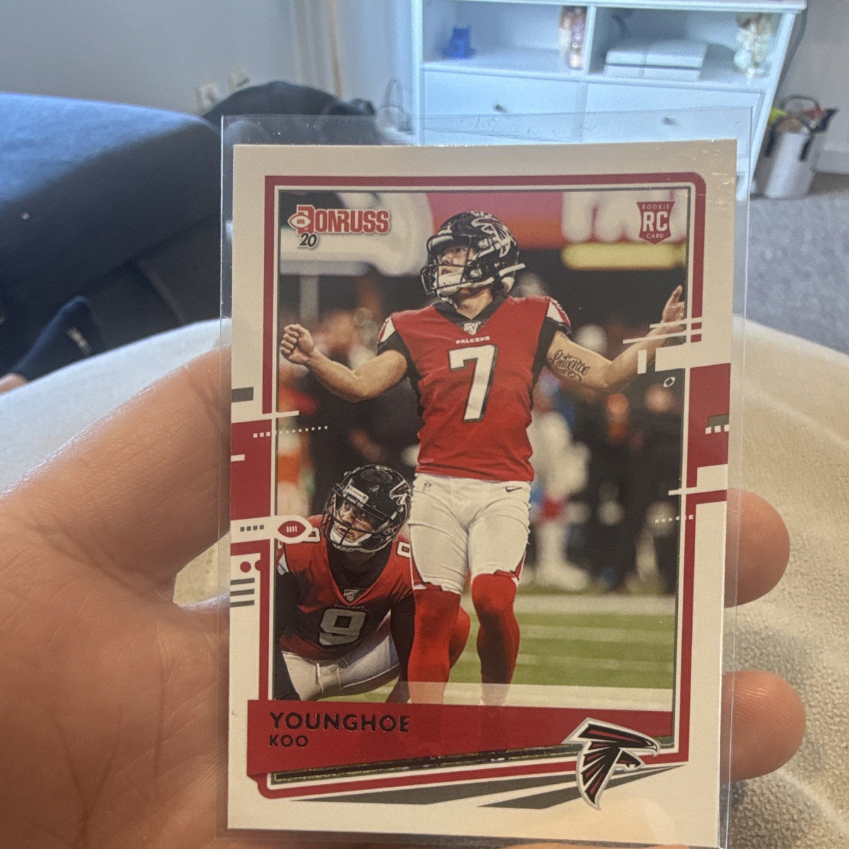 2020 Panini Donruss Football Younghoe Koo Rookie Atlanta Falcons #320