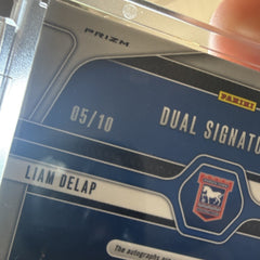 Panini Prizm Dual Signatures DS-IT Delap Hutchinson 05/10 Auto2