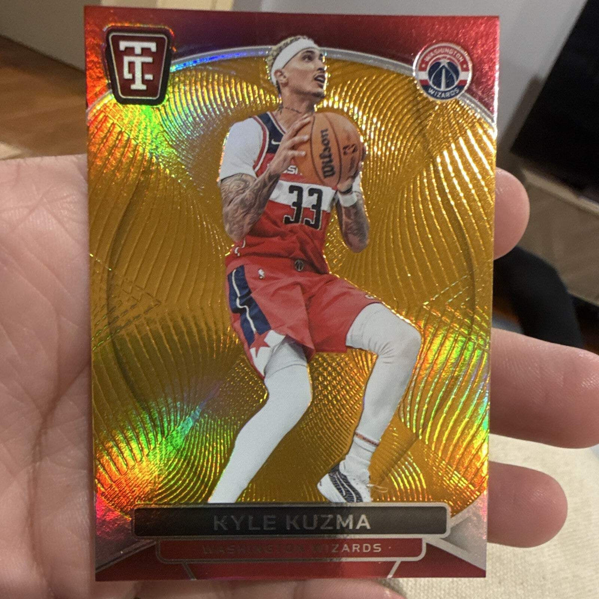 Panini Totally Certified 2024 25 Kyle Kuzma Wizards Parallel 35/75 #223