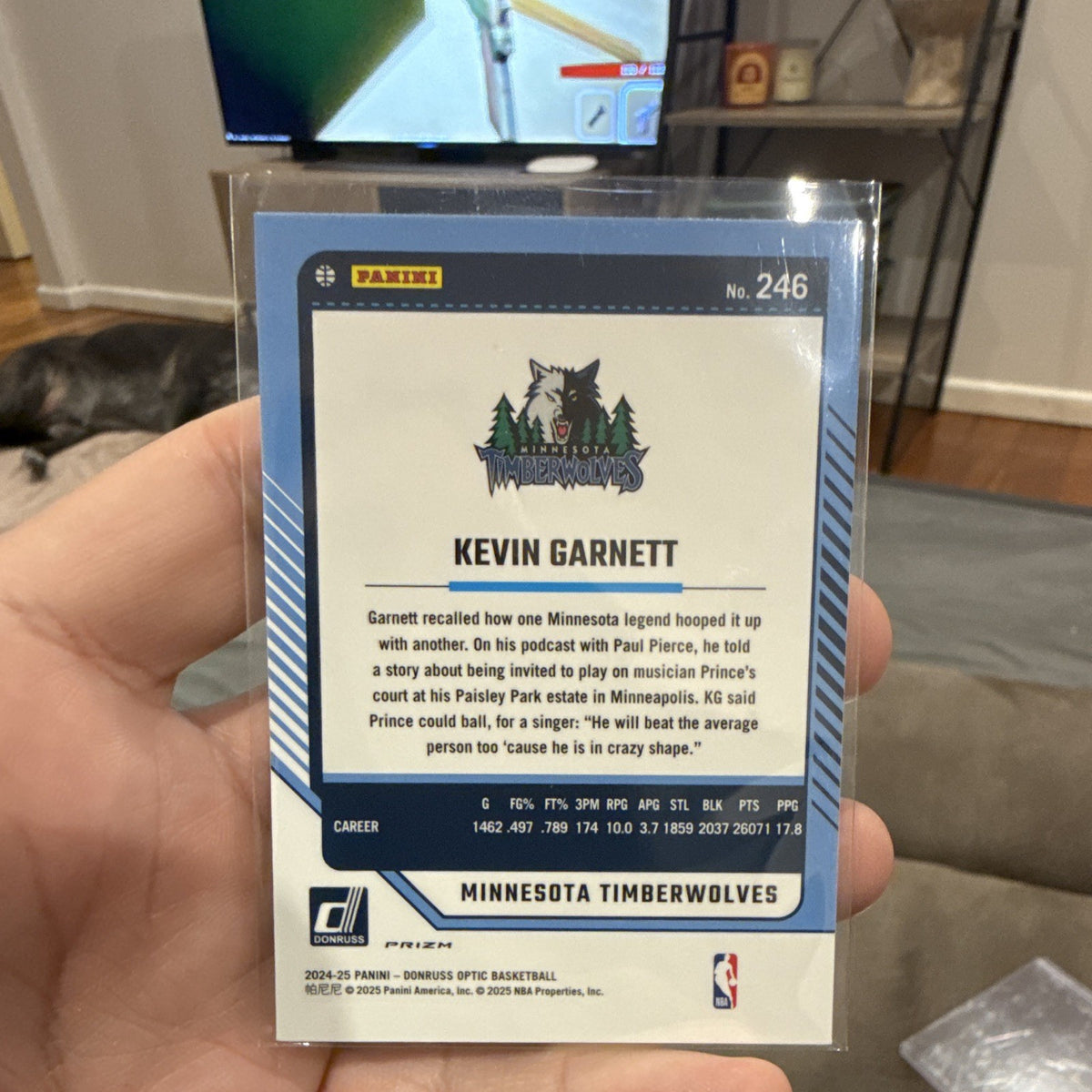 Panini Donruss Optic Legends Kevin Garnett Timberwolves 2024 25 #2461
