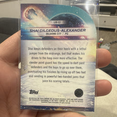 Shai Gilgeous Alexander Launched Into Orbit LIO 17 Topps Chrome Thunder1