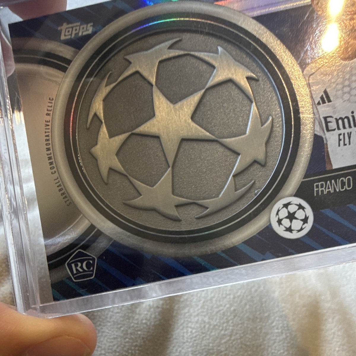 Topps Franco Mastantuono SCR-FM Starball Relic RC Real Madrid 2025/261