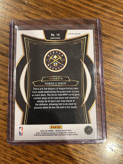 Panini Select 2024 25 Nikola Jokic Concourse Prizm Denver Nuggets #142
